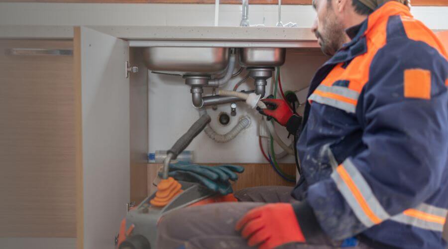 Professional slab leak plumber services in Garden, MI